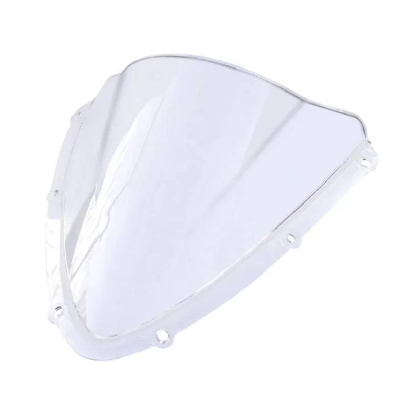 BBWUQIU Windabweiser Motorrad Kompatibel Mit Suzuki Für GSXR600 Für GSXR750 2008 2009 2010 Motorrad-Windschutzscheiben-Spoiler-Windschutzscheiben-Luft-Windabweiser(Clear) von BBWUQIU