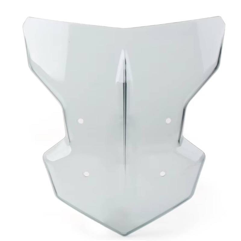 BBWUQIU Windabweiser Motorrad Kompatibel Mit Yamaha Für MT-03 2020 2021 Motorrad-Windschutzscheiben-Schutz ABS-Kunststoff Motorrad-Windschutzscheiben-Spoiler(Transparent Gray) von BBWUQIU