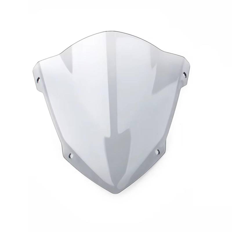 BBWUQIU Windabweiser Motorrad Kompatibel Mit Yamaha Für MT25 Für MT03 2020 2021 2022 Motorrad-Windschutzscheibe Windschutzscheibe ABS Pare-Brise-Schutzabdeckung Motorräder Spoiler(Light Grey) von BBWUQIU