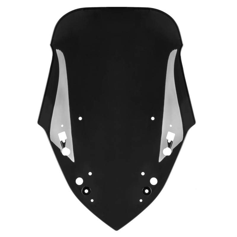 BBWUQIU Windabweiser Motorrad Kompatibel Mit Yamaha Für X-MAX300 2017–2022 Windschutzscheibe Windschutzscheibe Luftabweiser Motorrad Frontscheibe Wind Motorrad Flyscreen Windschutzscheibe(Black) von BBWUQIU