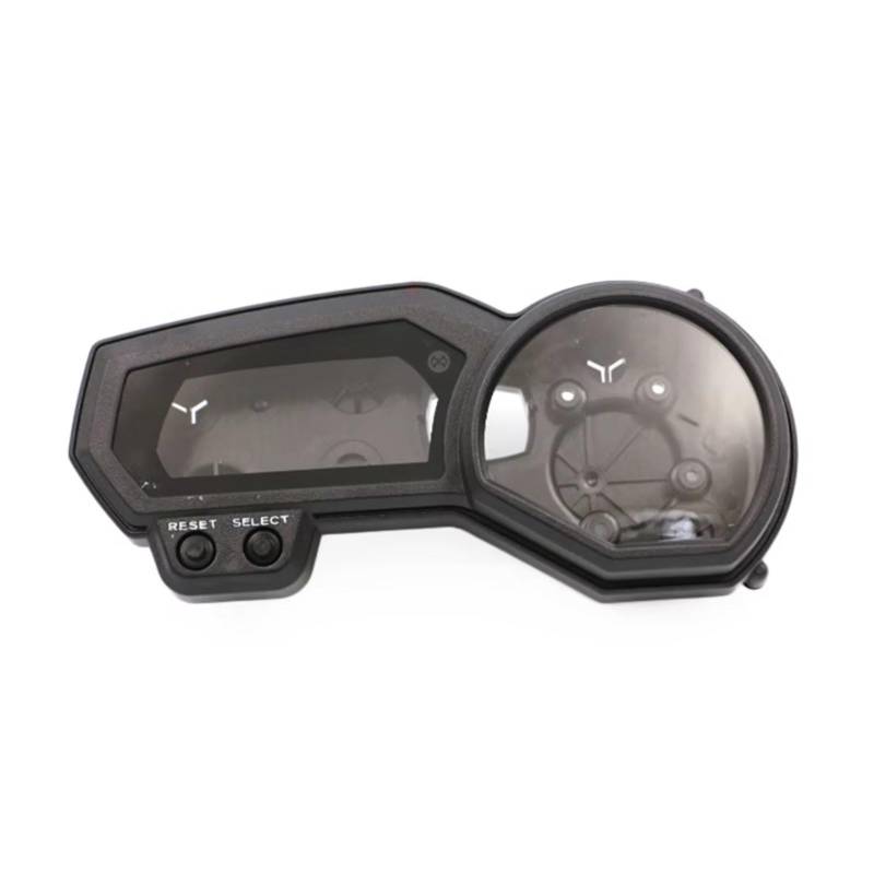 Meter Rahmen Abdeckung Kompatibel Mit Yamaha Für FZ1 Für FZ1N Für FZ1S Für FZ6 Für FZ6N Für FZ6R 2006–2013 Motorrad Zählerkasten Tachometer Kilometerzähler Drehzahlmesser Abdeckung(Single Turn Set) von BBWUQIU