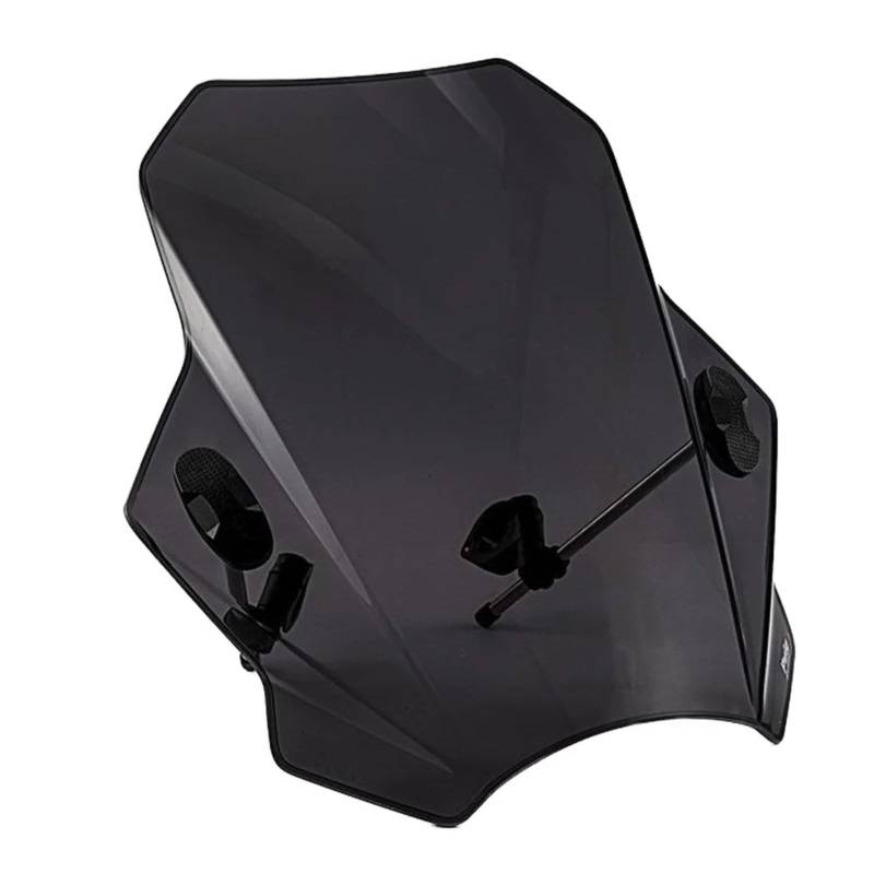 Windabweiser Motorrad Für Cross Für Cub110 Für CC110 2013-2022 Zubehör Universal Motorrad Windschutzscheibe Windschutzscheibe Abdeckung Deflektor Motorrad Windschutzscheibe Windschutzscheibe(BLAKC) von BBWUQIU