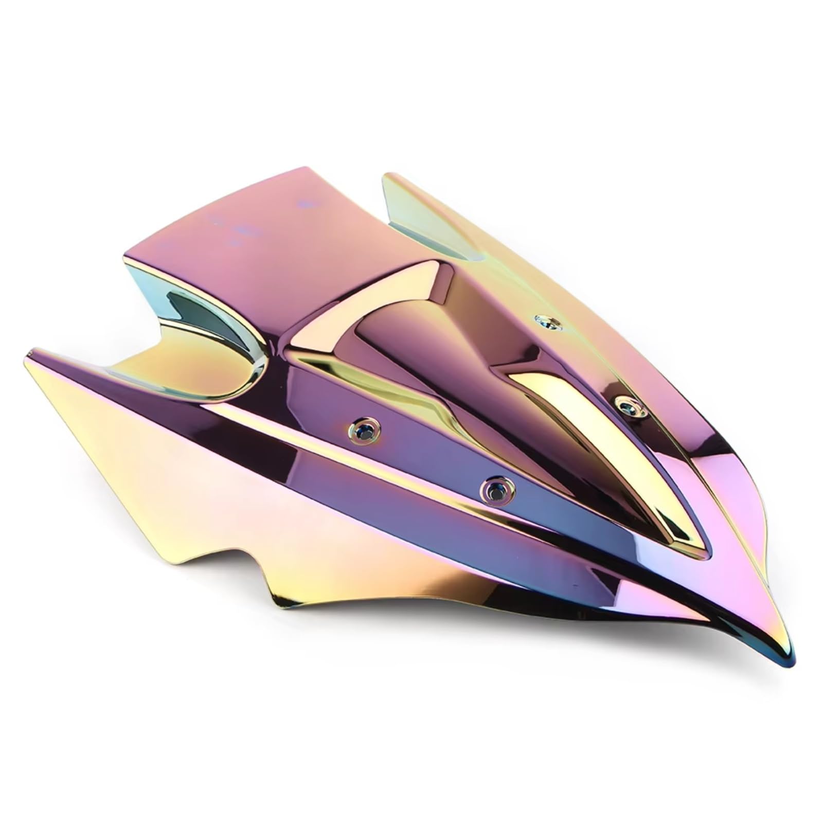 Windabweiser Motorrad Für Z250 Für Z300 2013 2014 2015 2016 2017 Motorrad Windschutzscheibe Windschutzscheibe Double Bubble Winddicht Deflektor Motorrad Windschutzscheibe Spoiler(Deep-Iridium) von BBWUQIU