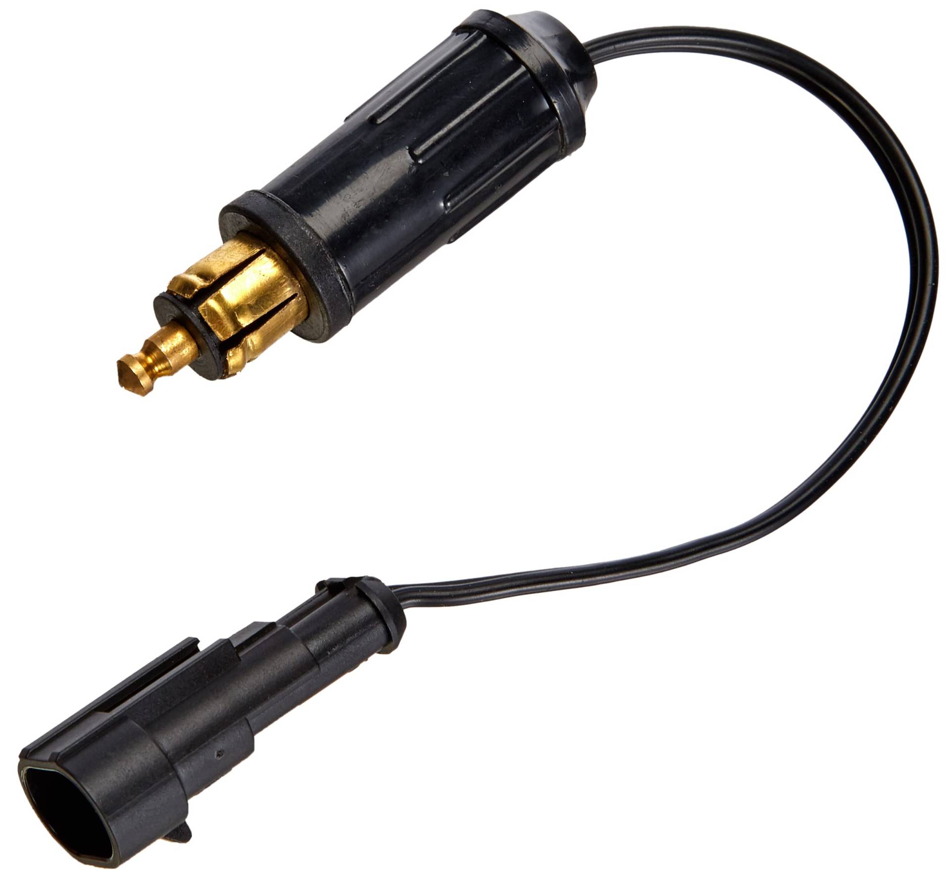 BC Battery Controller 710-FP612V 12V-Hella-Stecker/Adapter Batterieladegeräte für DIN.4165-Steckdose 12mm ( Typ) -Made in Italy, Schwarz von BC Battery Controller