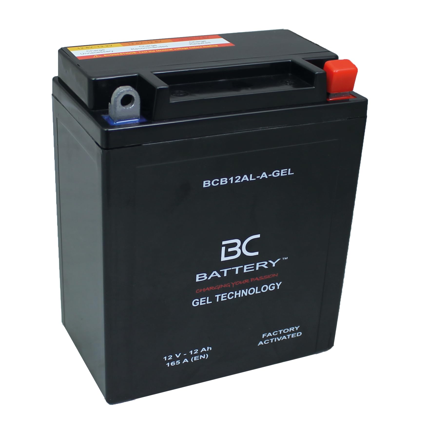 BC BATTERY Motorrad Starterbatterie mit GEL 12V 12Ah BCB12AL-A-GEL Moto&Scooter, wartungsfrei versiegelt vorgeladen ähnlich YB12AL-A/A2 BC BATTERY Motorrad Starterbatterie mit GEL 12V 12Ah BCB12AL-A-GEL Moto&Scooter, wartungsfrei versiegelt vorgeladen ähnlich YB12AL-A/A2 von BATTERY CONTROLLER
