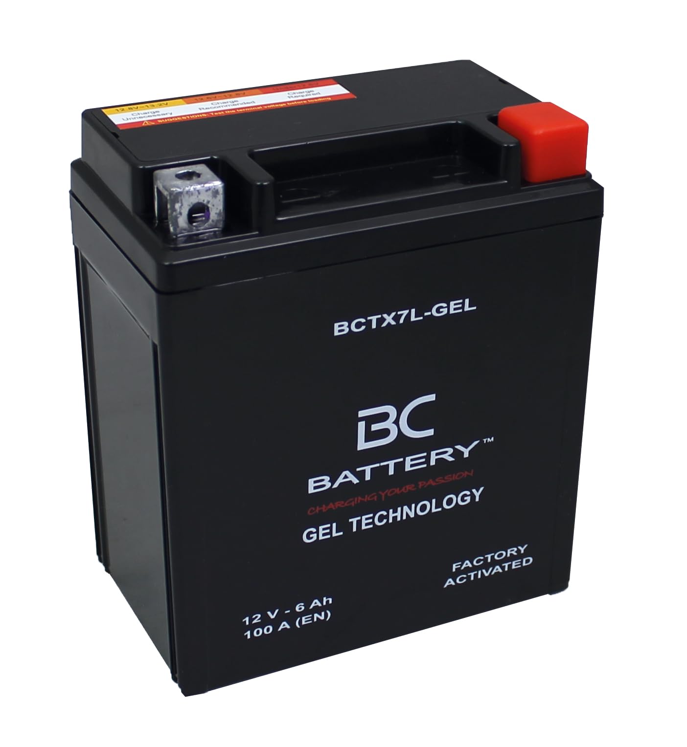 BC BATTERY Motorrad Starterbatterie mit GEL 12V 6Ah BCTX7L-GEL Moto&Scooter, wartungsfrei versiegelt vorgeladen ähnlich YTX7L-BS BC BATTERY Motorrad Starterbatterie mit GEL 12V 6Ah BCTX7L-GEL Moto&Scooter, wartungsfrei versiegelt vorgeladen ähnlich YTX7L-BS von BATTERY CONTROLLER
