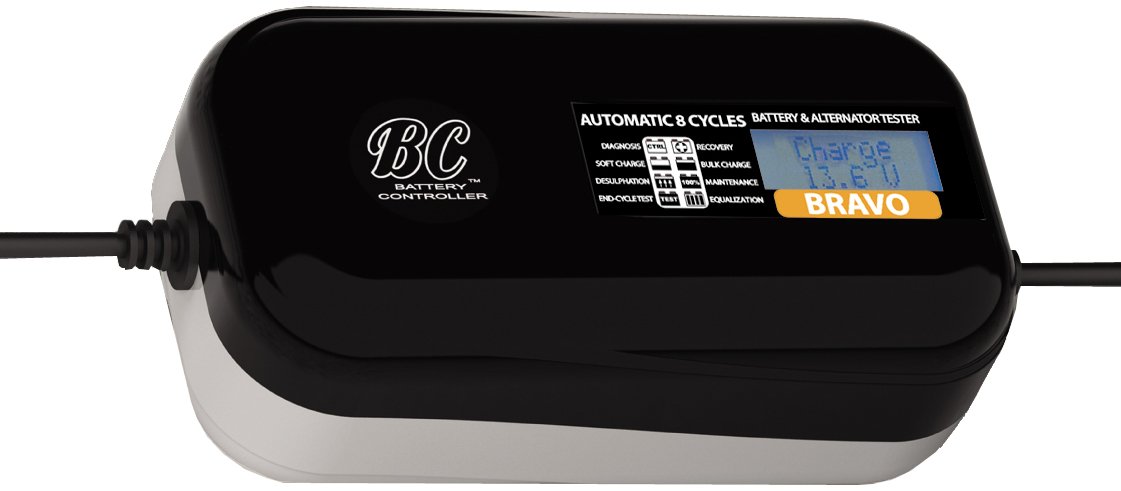 BC BRAVO 1500 - Batterieladegerät/Erhaltungsgerät und Testgerät (Lichtmaschine und Batterie) 1,5 AMP von BC Battery Controller