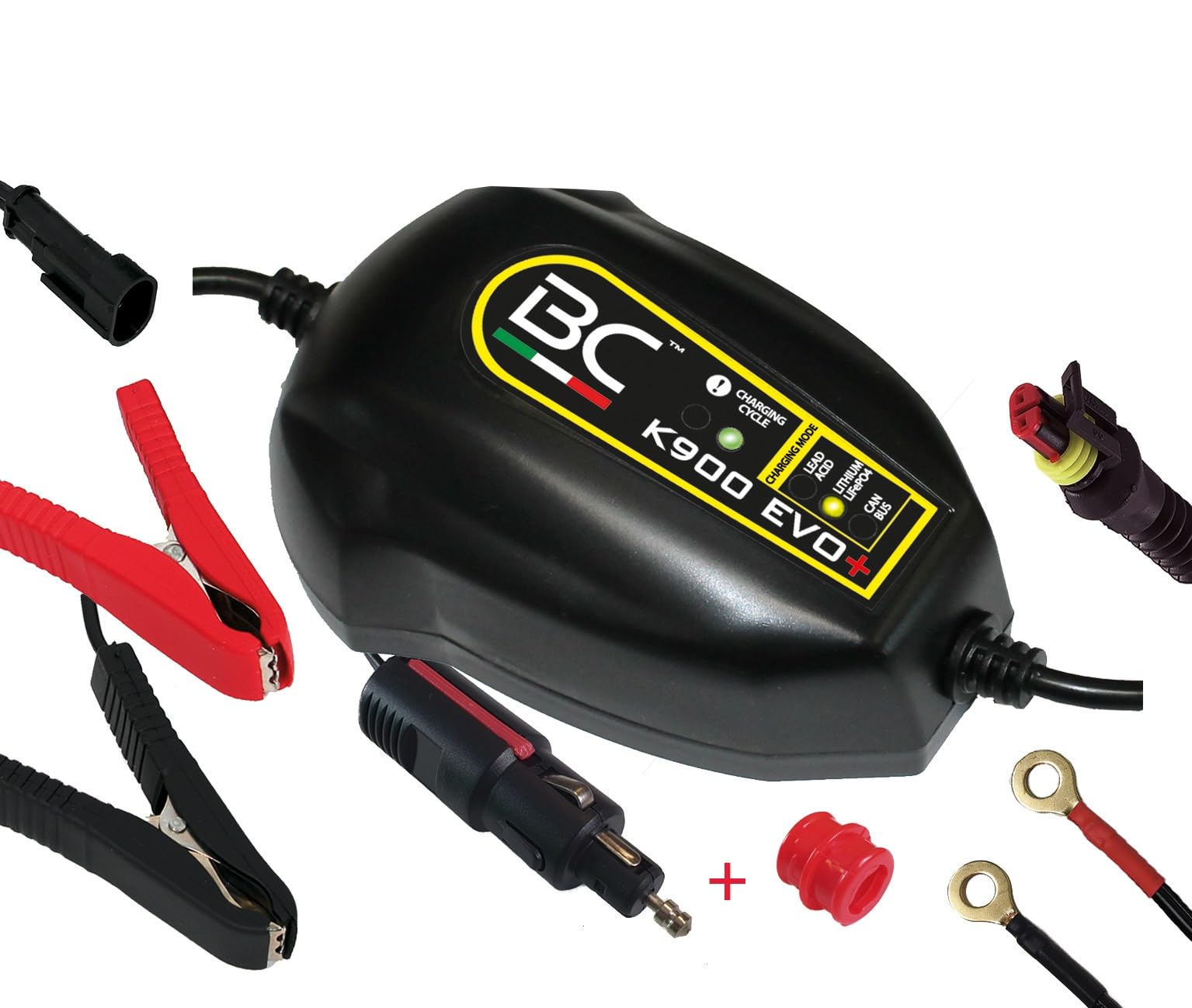 BC Battery Controller 700BCK9EVO+ BC K900 EVO+, Caricabatterie intelligente e caricabatterie di manutenzione per motociclette BMW con sistema CAN-Bus BC Battery Controller 700BCK9EVO+ BC K900 EVO+, Caricabatterie intelligente e caricabatterie di manutenzione per motociclette BMW con sistema CAN-Bus von BATTERY CONTROLLER