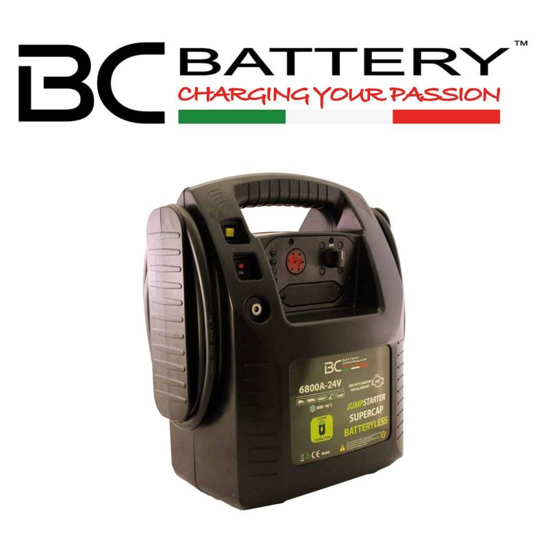 BC Battery Controller 709JSB68-24 Jumpstarter mit Superkondensator, 24V, 6800A, bis zu-40 Grad C, 9,8 kg von BC Battery Controller