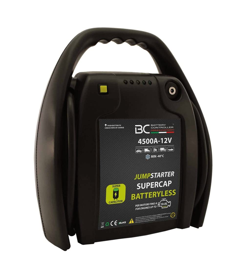 BC Battery Controller 709JSB45-12 Jumpstarter mit Superkondensatoren, 12V, 4500A, bis zu-40 Grad C, 4,4 kg BC Battery Controller 709JSB45-12 Jumpstarter mit Superkondensatoren, 12V, 4500A, bis zu-40 Grad C, 4,4 kg von BATTERY CONTROLLER