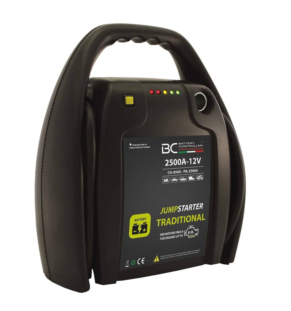 BC Battery Controller 709JST25-12 Jumpstarter Traditional, 12V 2500A von BC Battery Controller
