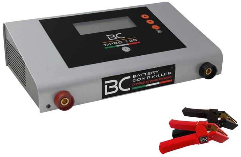 BC Battery Controller X-PRO 130-12V Werkstatt-Ladegerät und professioneller Stabilisator mit automatischer Abschaltung von BATTERY CONTROLLER