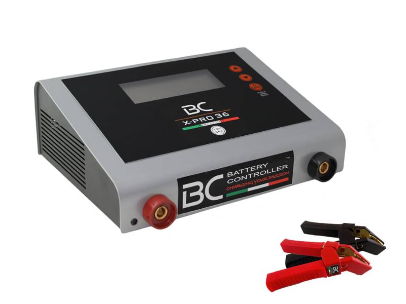 BC Battery Controller X-PRO 36-12V Werkstatt-Ladegerät und professioneller Stabilisator mit automatischer Abschaltung von BATTERY CONTROLLER