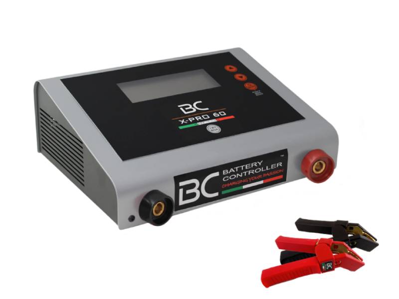 BC Battery Controller X-PRO 60-12V Werkstatt-Ladegerät und professioneller Stabilisator mit automatischer Abschaltung von BATTERY CONTROLLER