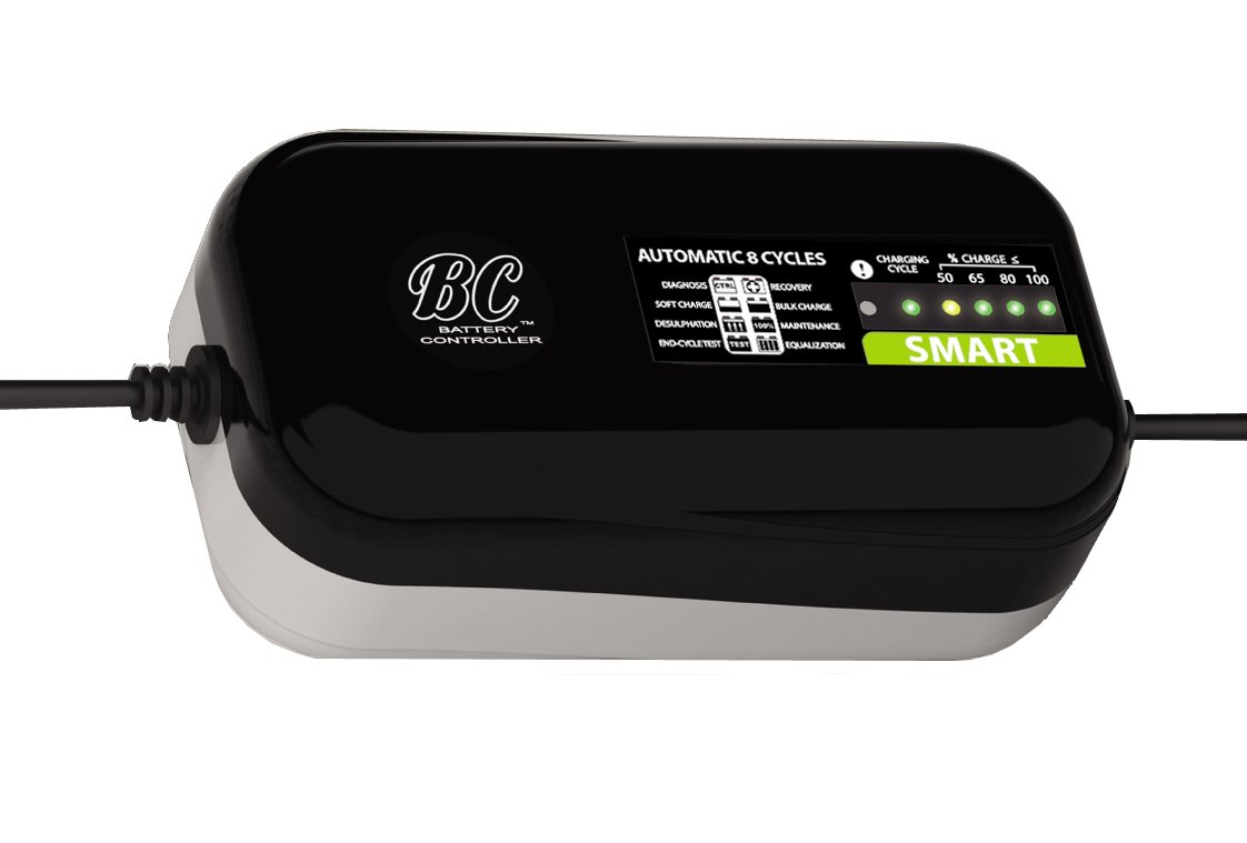 BC SMART 900 - Batterieladegerät/Erhaltungsgerät für Auto- und Motorradbatterien 1,5 AMP von BC Battery Controller