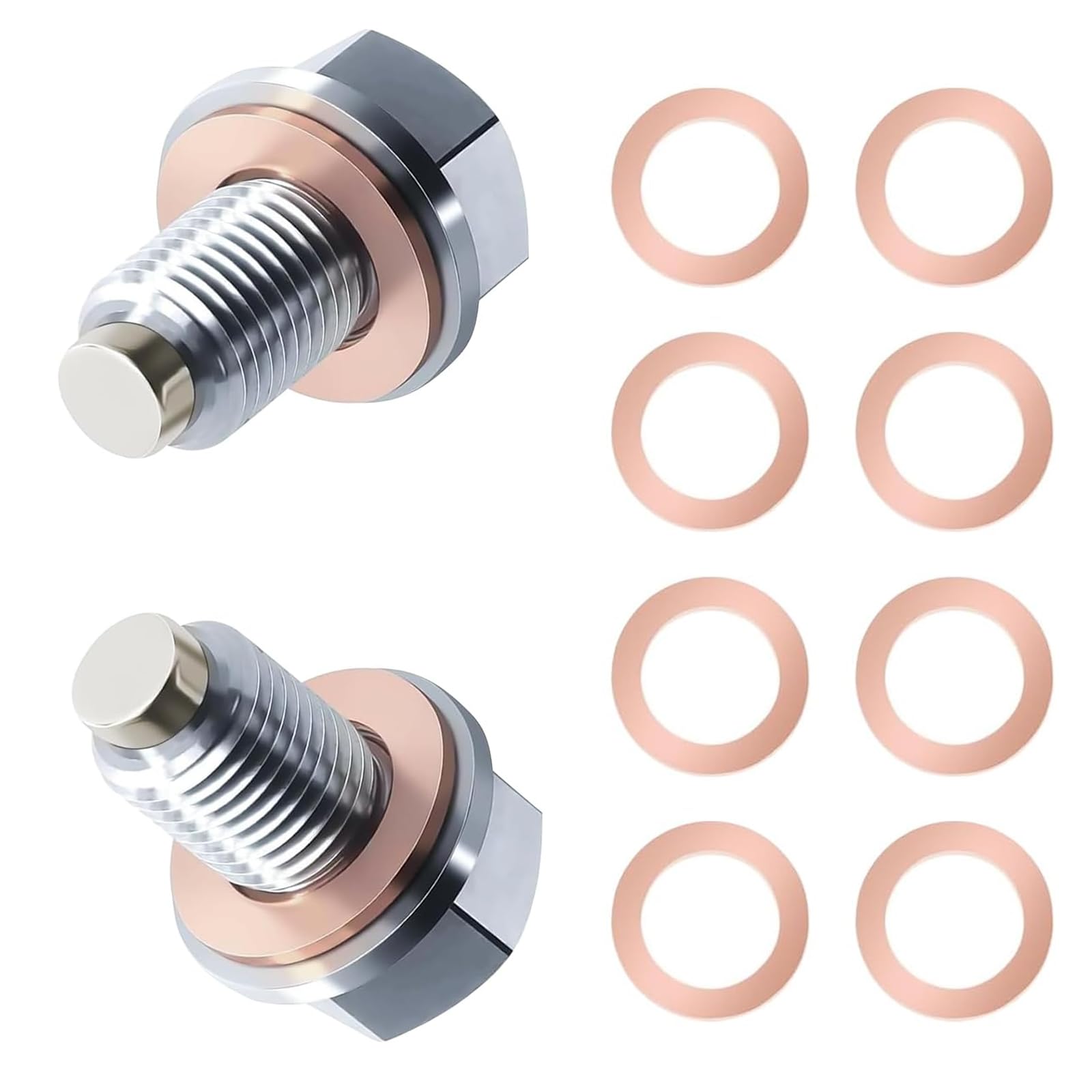 BCENG Magnetische ÖLablassschraube 2 Stück M12x1.25 mit 10 Stück Magnetische Dichtung Ablassschraube Edelstahl Ölablassschraube Ölwanne Auto Ölschraube Meisten Autos Boote Motorräder BCENG Magnetische ÖLablassschraube 2 Stück M12x1.25 mit 10 Stück Magnetische Dichtung Ablassschraube Edelstahl Ölablassschraube Ölwanne Auto Ölschraube Meisten Autos Boote Motorräder von BCENG