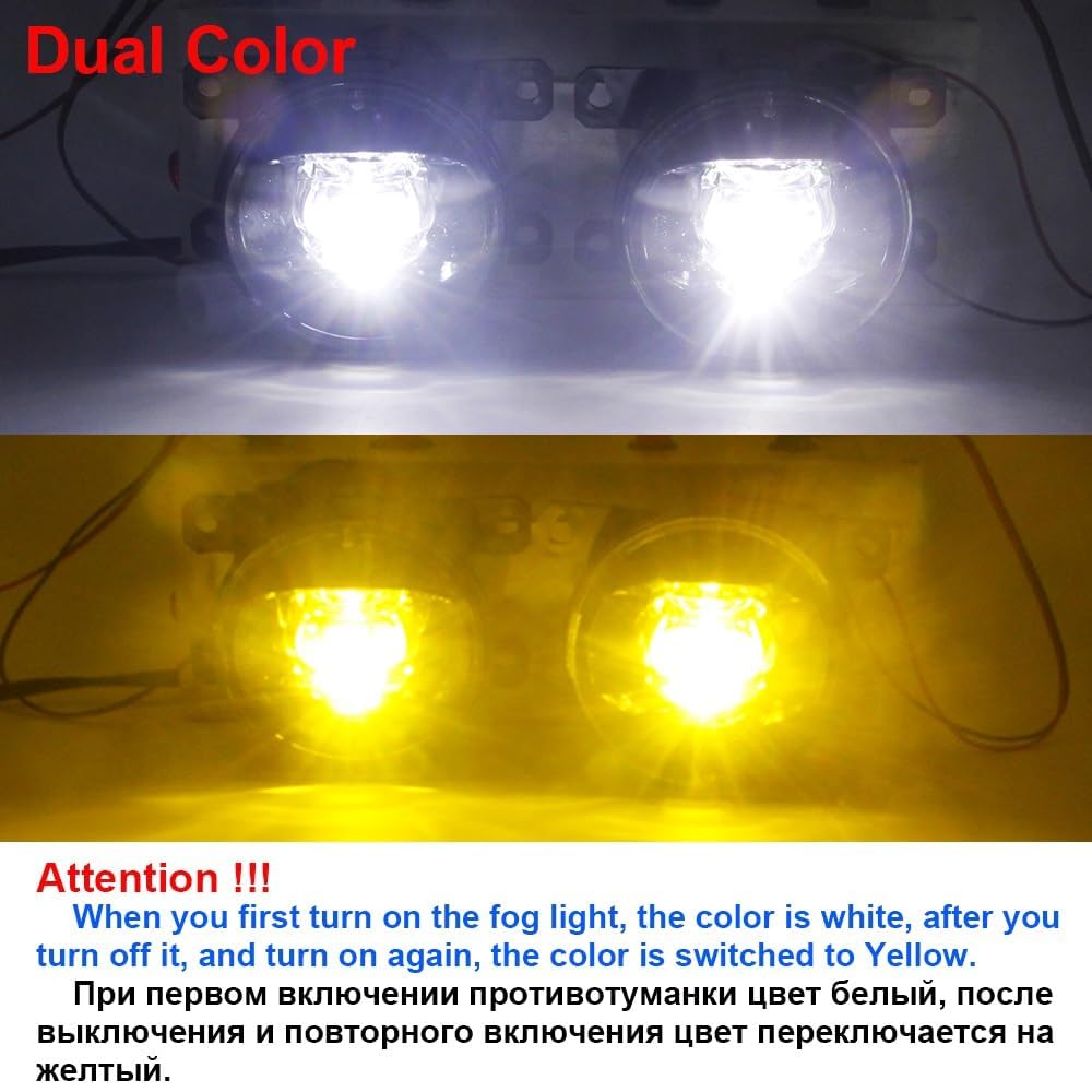 BCGFTSA Auto Nebel Licht Für Subaru Outback Forester WRX STI Nebelscheinwerfer Vorne Links/rechts,Front Stoßstange Nebel Licht,B/Dual Color BCGFTSA Auto Nebel Licht Für Subaru Outback Forester WRX STI Nebelscheinwerfer Vorne Links/rechts,Front Stoßstange Nebel Licht,B/Dual Color von BCGFTSA