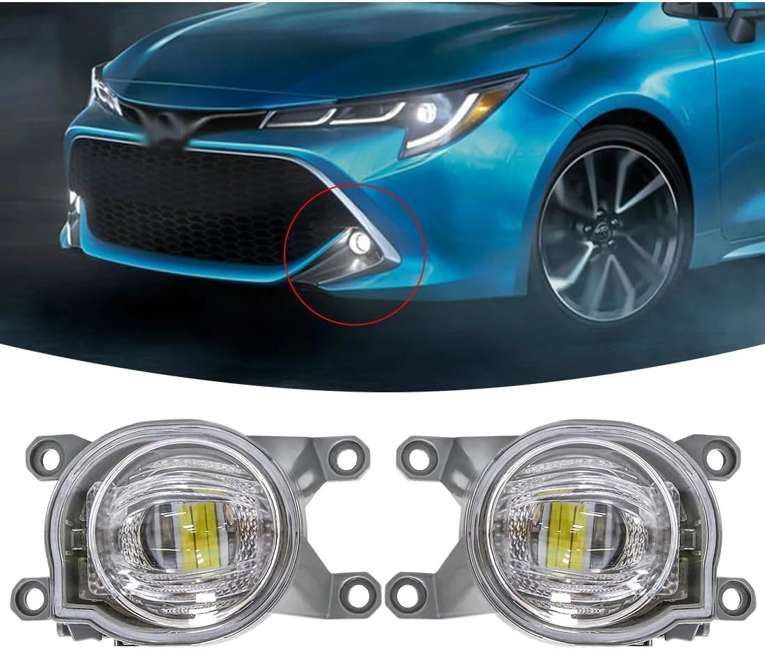 BCGFTSA Auto Nebel Licht Für Toyota CHR C-HR Corolla L Le XLE Sedan Hilux Revo 2010 2020 2021 Nebelscheinwerfer Vorne Links/rechts,Front Stoßstange Nebel Licht,A/LED Amber BCGFTSA Auto Nebel Licht Für Toyota CHR C-HR Corolla L Le XLE Sedan Hilux Revo 2010 2020 2021 Nebelscheinwerfer Vorne Links/rechts,Front Stoßstange Nebel Licht,A/LED Amber von BCGFTSA