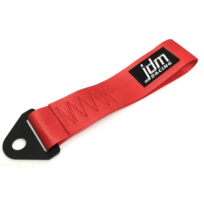 Anhängerhaken, Abschleppgurt Universal Rennwagen Abschleppgurt/Abschleppseile/Haken/Abschleppstangen Ohne Schrauben und Muttern(Red) von BCJMKDX