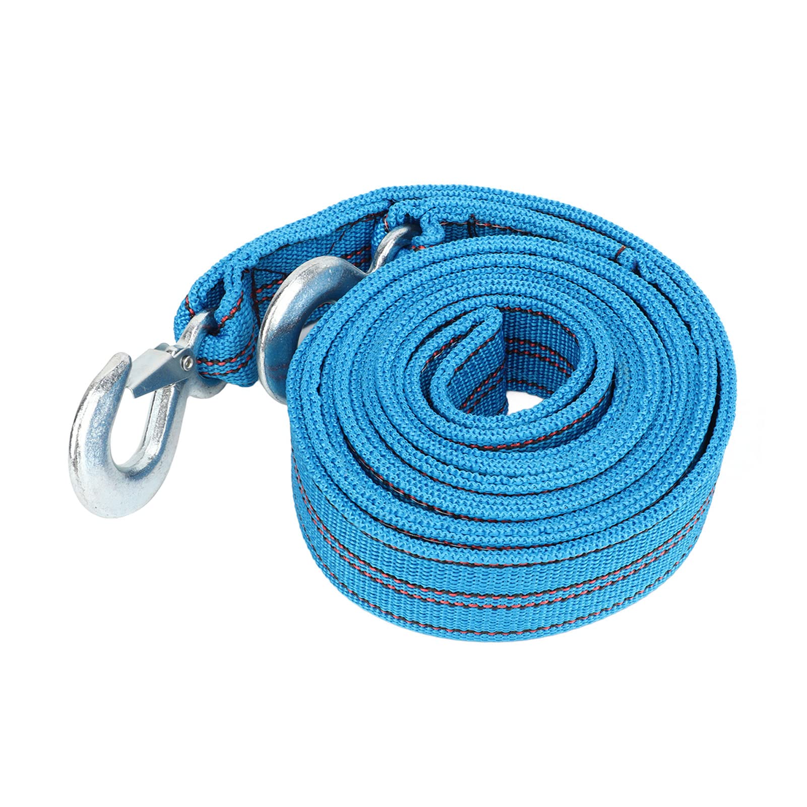 Anhängerhaken, Abschleppgurt mit Haken, 13 Fuß Länge, 5 Tonnen Tragkraft, hohes Nylon-Abschleppband for Autos Anhängerhaken, Abschleppgurt mit Haken, 13 Fuß Länge, 5 Tonnen Tragkraft, hohes Nylon-Abschleppband for Autos von BCJMKDX