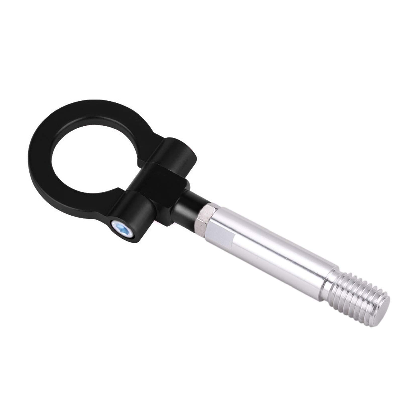 Anhängerhaken, Aluminium-Abschlepphakenring-Kit for den vorderen und hinteren Abschlepphakenring(Black) von BCJMKDX