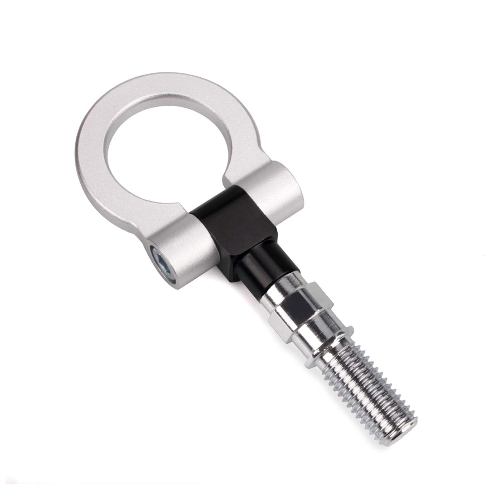 Anhängerhaken, Aluminium Forge Vorderer Abschlepphaken Vorderer Abschlepphaken Bar(Silver) von BCJMKDX