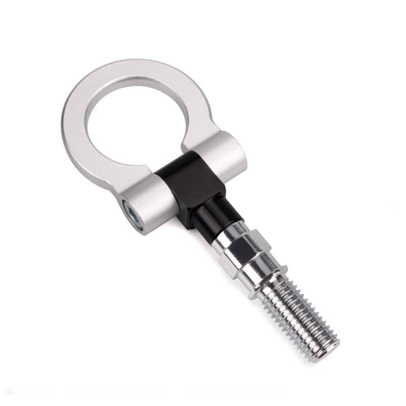 Anhängerhaken, Aluminium Forge Vorderer Abschlepphaken Vorderer Abschlepphaken Bar(Silver) von BCJMKDX