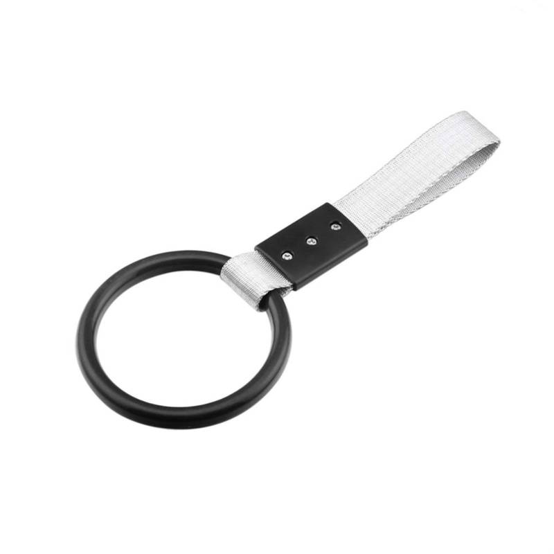 Anhängerhaken, Stil Abschleppgurt Universal Rennwagen Abschleppgurt Abschleppseile Haken Zug Bus Griff Handschlaufe Drift Charm Strap Drift Auto(Ring B) von BCJMKDX