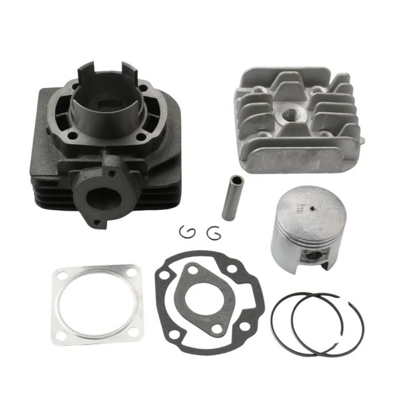 47mm 70cc AG50 AD50 SJ50 Address50 Racing Zylinder Kit & Kopf for Adresse 50 AJ AP Estilete Katana Sepia ZZ 50cc AC 2T von BCSRVCE