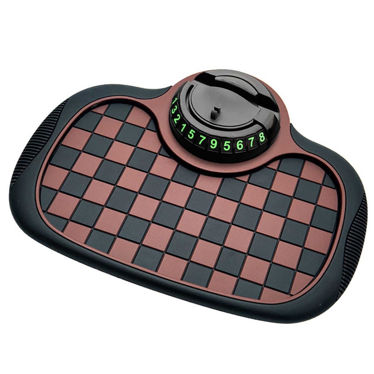 Multifunktionale Anti-Rutsch-Matte fürs Auto, Armaturenbrettmatte mit Handyhalterung im Auto, rutschfest, drehbar, Anti-Rutsch-Pad fürs Armaturenbrett mit Nummer for Handys, Sonnenbrillen, Schlüssel, Multifunktionale Anti-Rutsch-Matte fürs Auto, Armaturenbrettmatte mit Handyhalterung im Auto, rutschfest, drehbar, Anti-Rutsch-Pad fürs Armaturenbrett mit Nummer for Handys, Sonnenbrillen, Schlüssel, von BDCPMT