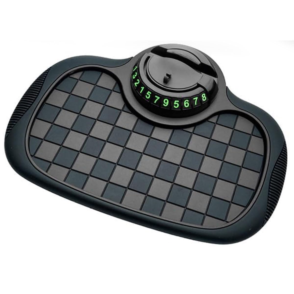 Multifunktionale Anti-Rutsch-Matte fürs Auto, Armaturenbrettmatte mit Handyhalterung im Auto, rutschfest, drehbar, Anti-Rutsch-Pad fürs Armaturenbrett mit Nummer for Handys, Sonnenbrillen, Schlüssel, Multifunktionale Anti-Rutsch-Matte fürs Auto, Armaturenbrettmatte mit Handyhalterung im Auto, rutschfest, drehbar, Anti-Rutsch-Pad fürs Armaturenbrett mit Nummer for Handys, Sonnenbrillen, Schlüssel, von BDCPMT
