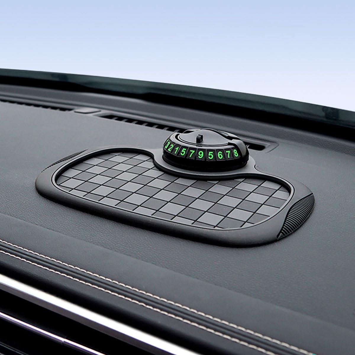 Multifunktionales Anti-Rutsch-Pad fürs Auto, drehbares Anti-Rutsch-Pad fürs Armaturenbrett mit Nummer, 360° drehbare Ablagematte fürs Armaturenbrett, 4-in-1-Anti-Rutsch-Matte fürs Armaturenbrett, Auto Multifunktionales Anti-Rutsch-Pad fürs Auto, drehbares Anti-Rutsch-Pad fürs Armaturenbrett mit Nummer, 360° drehbare Ablagematte fürs Armaturenbrett, 4-in-1-Anti-Rutsch-Matte fürs Armaturenbrett, Auto von BDCPMT