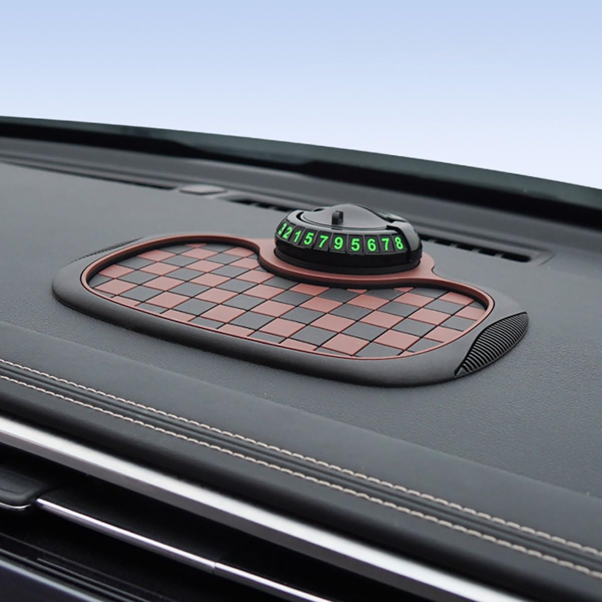 Multifunktionales Anti-Rutsch-Pad fürs Auto, drehbares Anti-Rutsch-Pad fürs Armaturenbrett mit Nummer, 360° drehbare Ablagematte fürs Armaturenbrett, 4-in-1-Anti-Rutsch-Matte fürs Armaturenbrett, Auto Multifunktionales Anti-Rutsch-Pad fürs Auto, drehbares Anti-Rutsch-Pad fürs Armaturenbrett mit Nummer, 360° drehbare Ablagematte fürs Armaturenbrett, 4-in-1-Anti-Rutsch-Matte fürs Armaturenbrett, Auto von BDCPMT