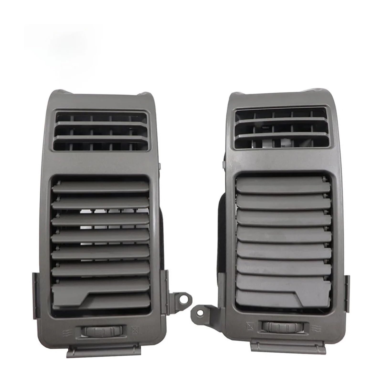 Auto-Klimaanlagen-Entlüftungssteuerung, kompatibel mit Nissan Titan Armada 2004–2006, kein Center-Lautsprecher, Armaturenbrett, Radio-Steckdosenleiste, Knopf(Left and right-gray) von BDGYJGFE