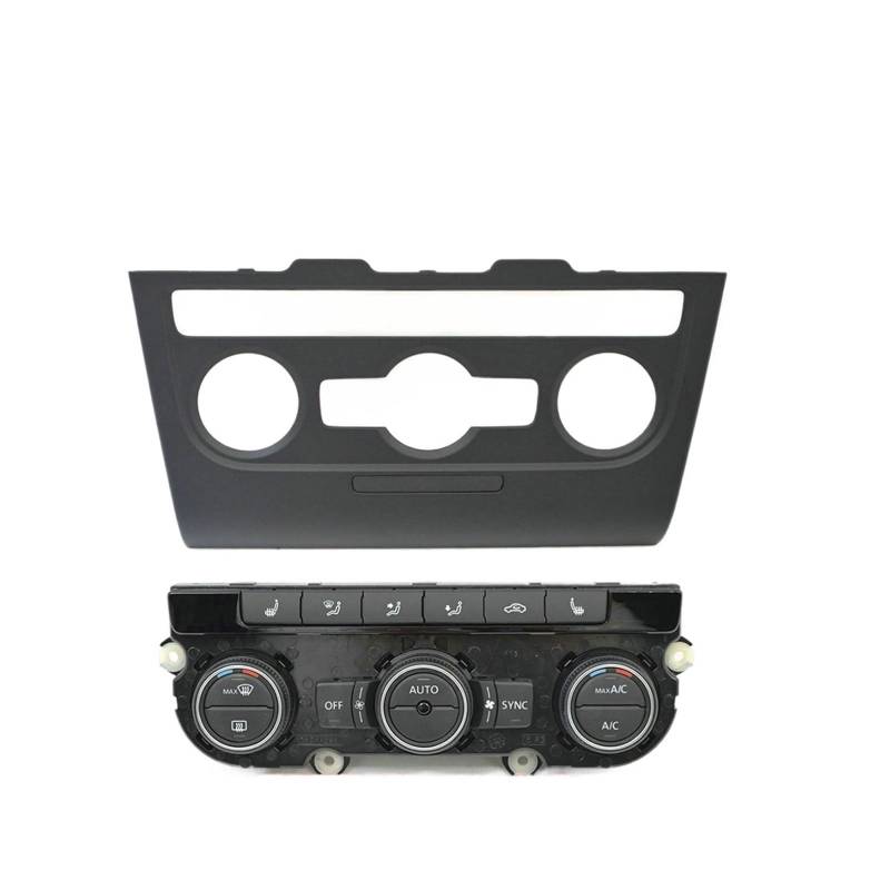 Klimaanlage Steuerschalter Sitzheizung Kompatibel Für Golf 6 MK6 VI Mit Temperaturanzeige 5ND 907 044 E/G/C/J(Heated set 044C) von BDGYJGFE