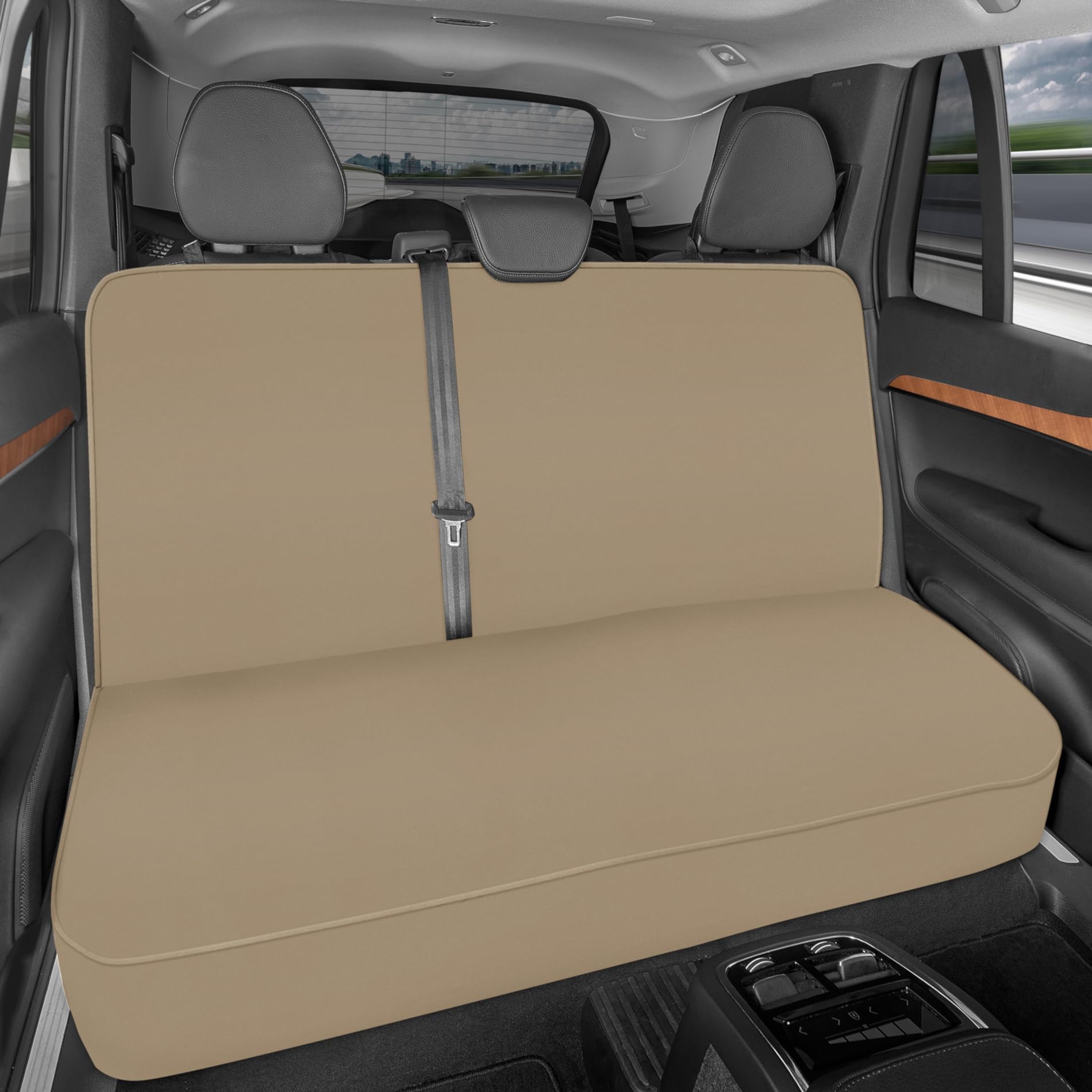 BDK AquaShield Autositzbezug für Rückbank, wasserdichter Neopren-Rücksitzbezug für Autos, Lastwagen, Van, SUV, idealer Autositzschutz für Kinder & Hunde, Automobil-Sitzbezug, Autozubehör (Beige) BDK AquaShield Autositzbezug für Rückbank, wasserdichter Neopren-Rücksitzbezug für Autos, Lastwagen, Van, SUV, idealer Autositzschutz für Kinder & Hunde, Automobil-Sitzbezug, Autozubehör (Beige) von BDK