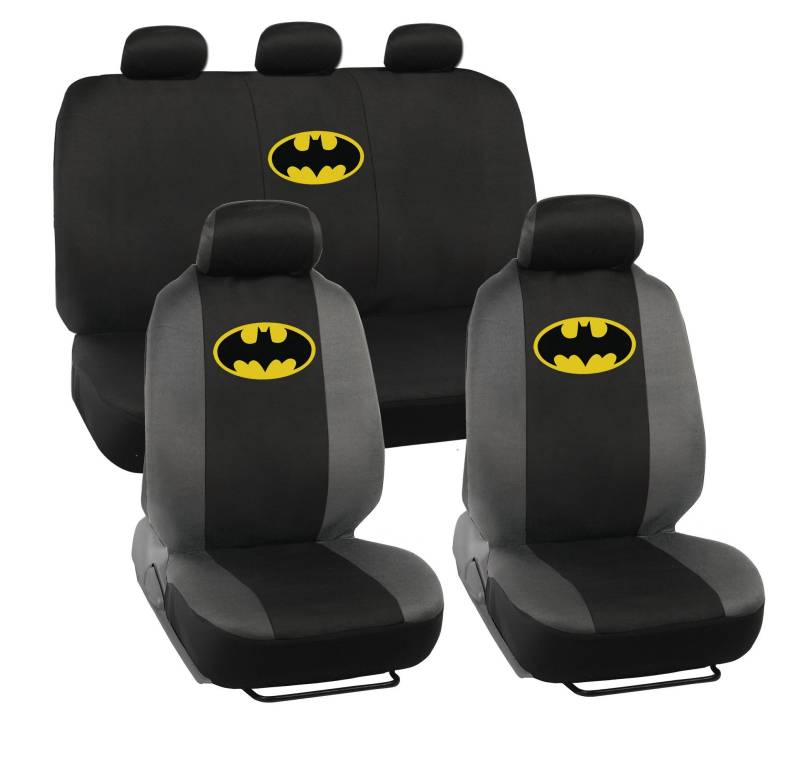 BDK Komplette Passform Batman Sitzbezüge vorne hinten komplettes Set von BDK