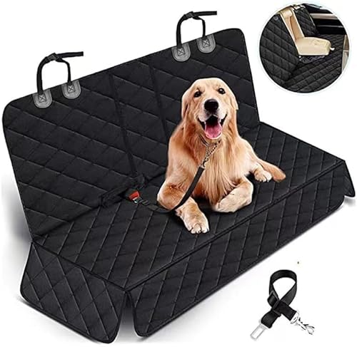 Schutzpolster Haustiere Autositze von für Skoda Octavia Mk2 (1Z) 2004-2013/co-pilot-With-computer-case,LuxuriöS Faltbar Wasserdicht rutschfest Langlebig Reisezubehör,A/Black Black Edge von BDVIK