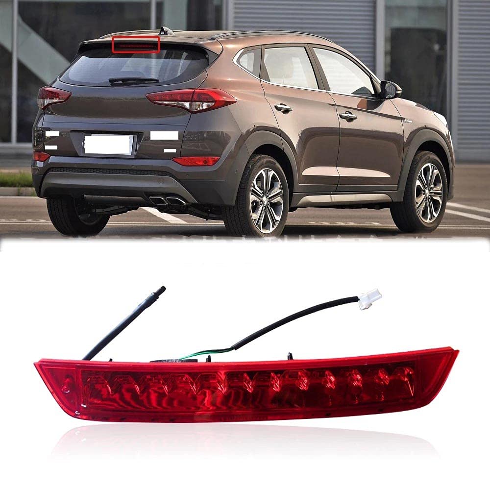 BDXZJ LED Dritte Bremsleuchte Hinten, Kompatibel für Hyun-Dai Tuc-Son 2015 2016 2017 2018 2019 Rücklicht, Auto High Level Bremslicht, Hochmontiertes Bremslicht, Auto Zubehör BDXZJ LED Dritte Bremsleuchte Hinten, Kompatibel für Hyun-Dai Tuc-Son 2015 2016 2017 2018 2019 Rücklicht, Auto High Level Bremslicht, Hochmontiertes Bremslicht, Auto Zubehör von BDXZJ