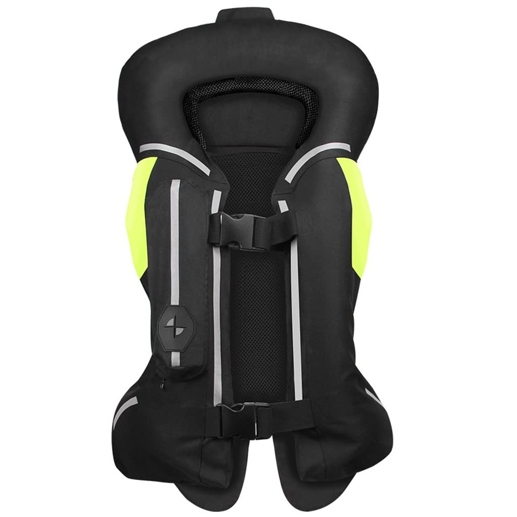 BDXZJ Racing Airbag Weste, Motorrad Airbag Weste, Radfahren Warnweste Airbag Weste, Radfahren Warnweste Airbag Weste für Motorräder, Fahrräder, Reiten, Skifahren A,M von BDXZJ