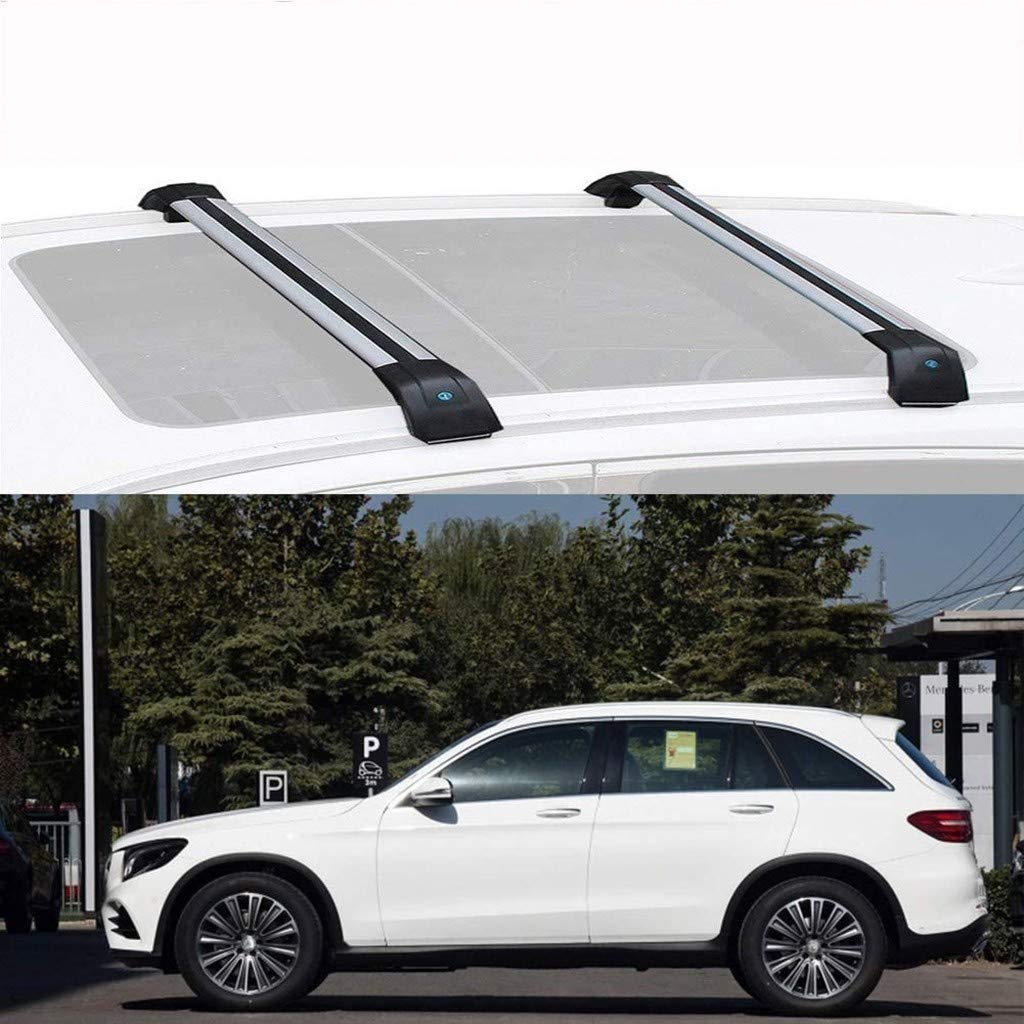 Dachträger, Gepackträger Relingträger Aluminium, Dachreling Dachgepäckträger für Mercedes B ENZ GLC 2016-2020, Auto Zubehör von BDXZJ