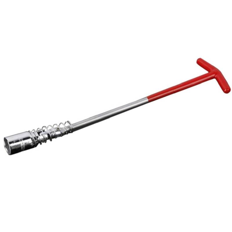 Zündkerzenschlüssel 21mm, Zündkerzenschlüssel Universal für Auto und Motorrad, Zündkerzen Entferner [lang] von BE-TOOL