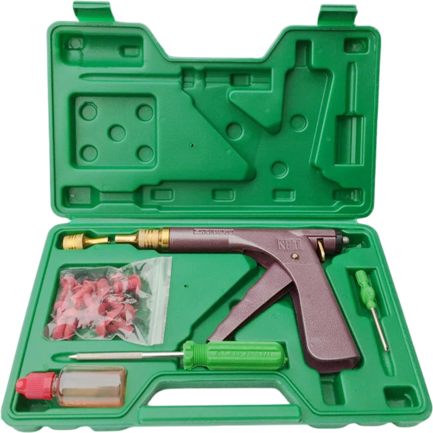 Reifenreparatur -Kit, Reifenreparatur -Kit Heavy Duty Professional Sturdy Metal Plug Gun mit Zubehör für Reifenpunktionen und Wohnungen auf Autos Motorräder Lastwagen, Stecker Reifenreparatur -Kit, Reifenreparatur -Kit Heavy Duty Professional Sturdy Metal Plug Gun mit Zubehör für Reifenpunktionen und Wohnungen auf Autos Motorräder Lastwagen, Stecker von BEAHING
