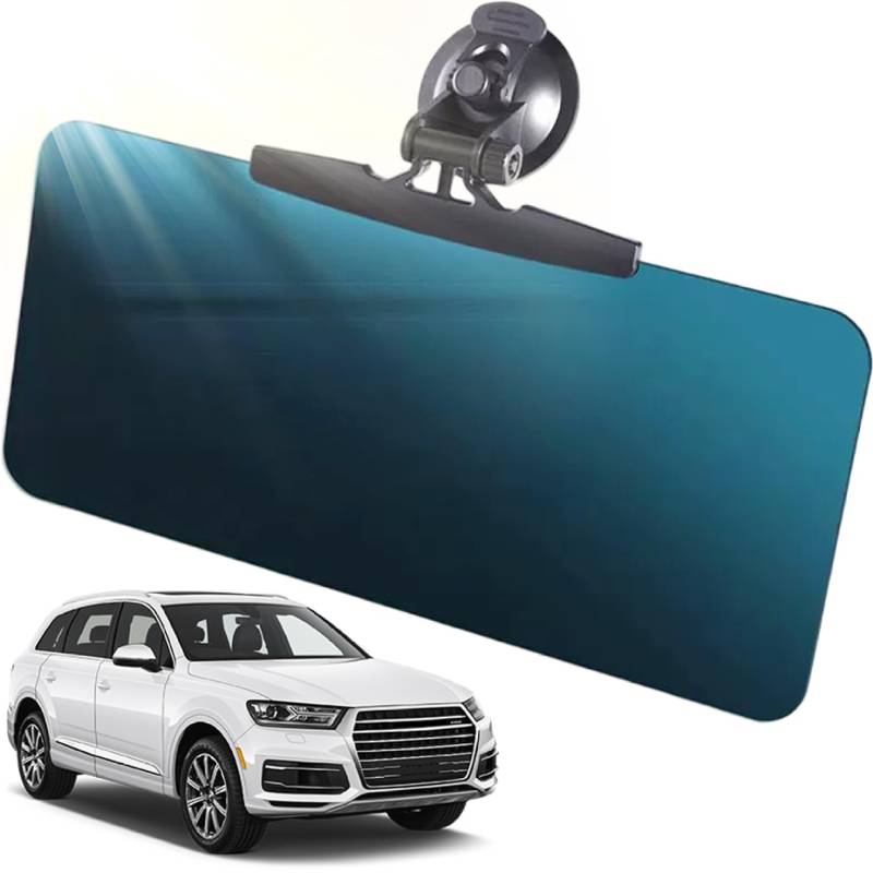Sun Visor Extender, Anti Blare Sun Visor für Auto, UV -Schutz Extender mit Saugnapfbecher, verstellbarer Winkel Sonnenschutz für Autos, SUVs, CRV, Lastwagen von BEAHING