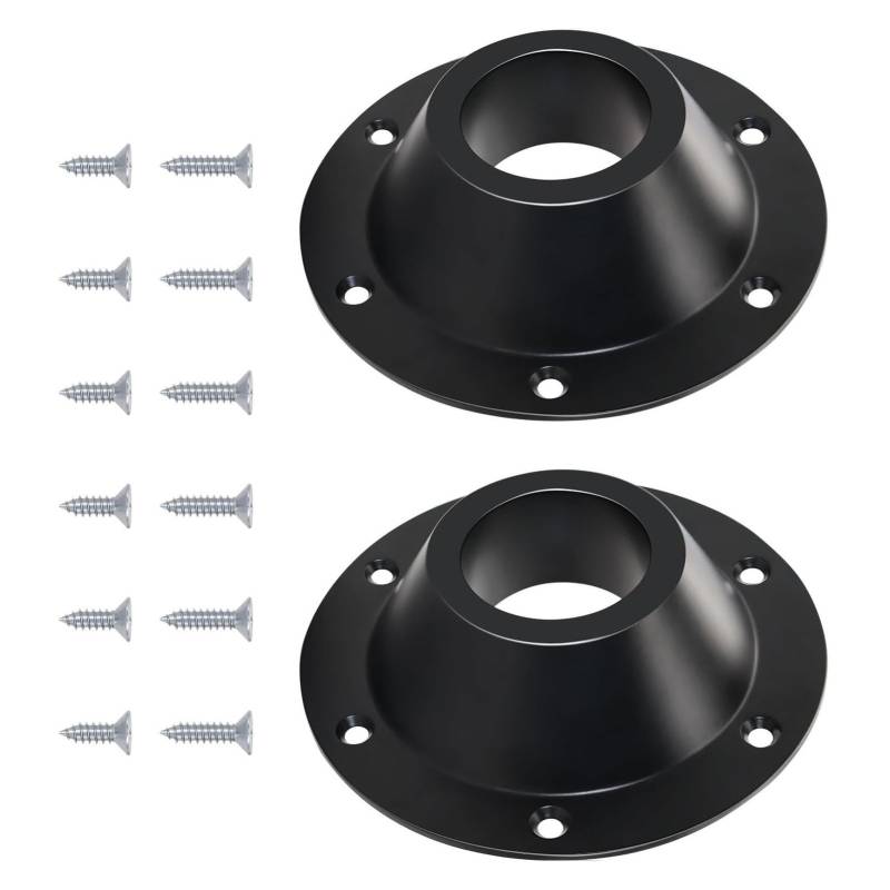 BEALIFE 2x2Pcs RV Tisch Basis Montieren Rv Tisch Basis Aluminium Standard Tisch Halter Mit Montage Schrauben Boote Und Anhänger RVs von BEALIFE