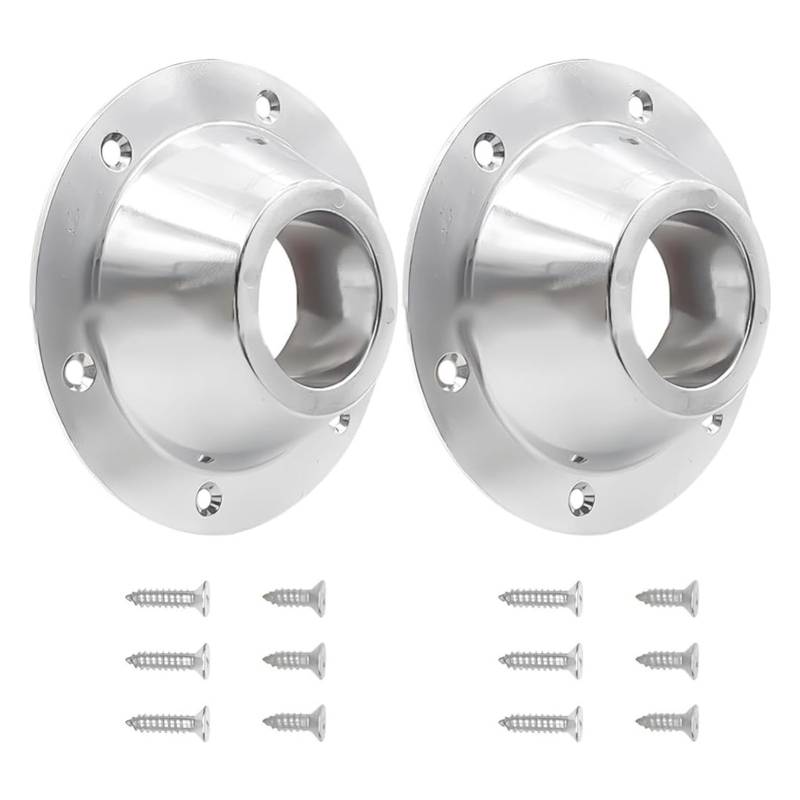 BEALIFE 2x2Pcs RV Tisch Basis Montieren Tisch Bein Basis RV Tisch Basis Aluminium Standard Tisch Halter Mit Montage Schrauben RVs von BEALIFE