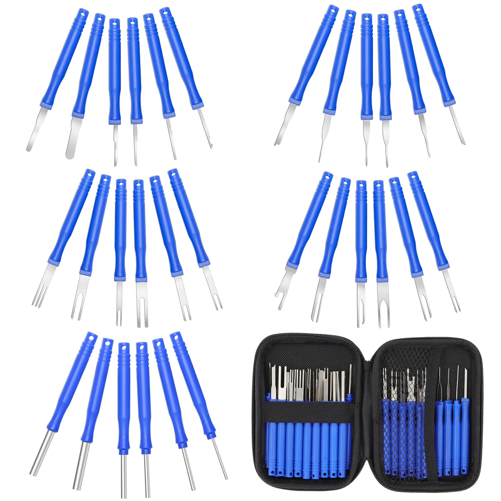 BEASAFY 30 Stück Terminal Entfernung Auspinwerkzeug, Auspinnwerkzeug kfz Set, Entriegelungswerkzeug vw Terminal Removal Tool Kit, Kabel Stecker Ausbau Werkzeug BEASAFY 30 Stück Terminal Entfernung Auspinwerkzeug, Auspinnwerkzeug kfz Set, Entriegelungswerkzeug vw Terminal Removal Tool Kit, Kabel Stecker Ausbau Werkzeug von BEASAFY