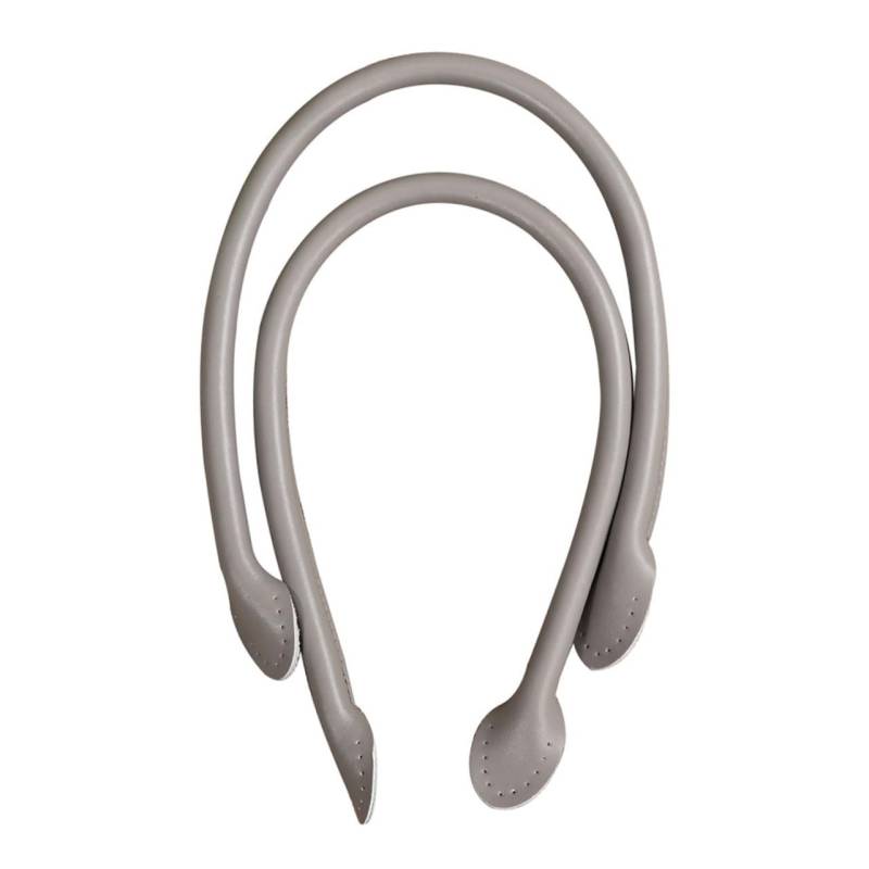 BEBEMOKO 1 Paar Taschengriff aus Leder Riemen für Handtasche handtaschengurt Handtaschengriffe für die Taschenherstellung Ersatzzubehör für Einkaufstaschen Handtaschengürtel Grey von BEBEMOKO