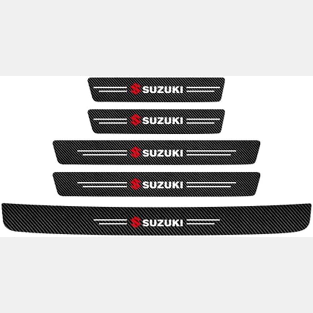 Auto Einstiegsleisten für Suzuki Jimny 2010-2022 2023, Auto Einstiegsleisten Schutz Anti-Rutsch Kratzfest Schutz Türschweller,A Auto Einstiegsleisten für Suzuki Jimny 2010-2022 2023, Auto Einstiegsleisten Schutz Anti-Rutsch Kratzfest Schutz Türschweller,A von BEDPET
