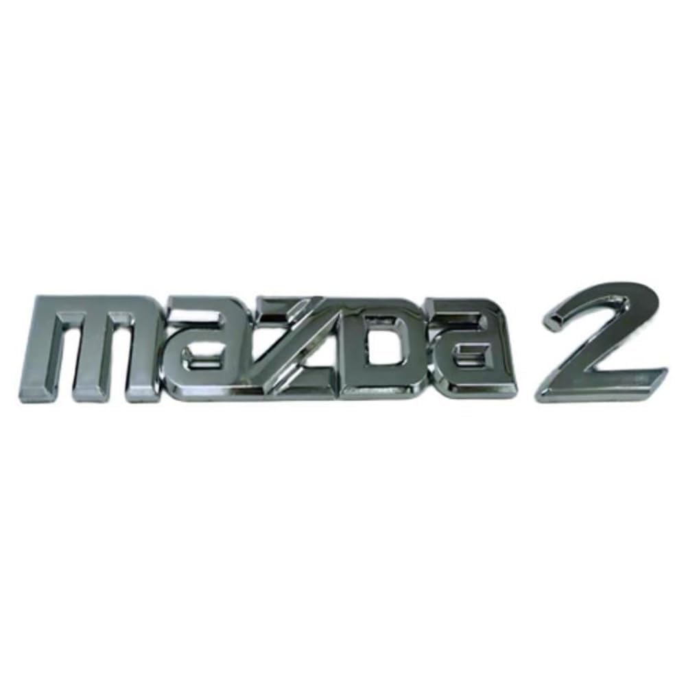 Auto Emblem, für Mazda 2 Mazda 3 Mazda 6 Front Motorhaube/Heckkoffer Abzeichen Heckklappen Logo Auto-Emblem-Aufkleber,C von BEDPET